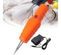 Portable Electric Chicken Plucker, Handheld Rechargeable Poultry Plucker Machine for Birds, Ducks, Turkeys - Quick & Efficient Electric Remover (Black, Dual Mode)