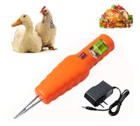 Portable Electric Chicken Plucker, Handheld Rechargeable Poultry Remover Machine, Quick Electric Duck & Turkey Plucker, Dual Mode for Birds (Black)