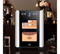 Portable Electric Cigar Humidor Cooler with Temperature Control for Home and Office Use