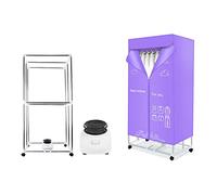 Portable Electric Clothes Dryer 1000W Foldable Machine for Quick & Efficient Drying 15kg Large Capacity Double Layer Wardrobe Dryer