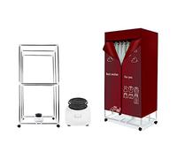 Portable Electric Clothes Dryer 1000W Quick Dry & Efficient Machine for Home Use Large 15kg Capacity Double Layer Air Drying Wardrobe