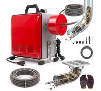 Portable Electric Drain Cleaner Machine, Electric Drain Drill Snake Auger with Flexible Cable, Heavy Duty Pipe Unclogger for Sink Shower Tub Kitchen Toilet Floor Drains