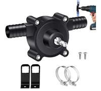 Portable Electric Drill Pump, Self-Priming Transfer Pump, Portable Hand Drill Pump Water Transfer Pump, Household Electric Well Hand Pump Water Transfer Pump for Water Gasoline Oil Diesels Fluid wwqd0