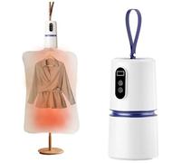 Portable Electric Dryer Machine,Mini Foldable Travel Clothes Dryer,200W Small Compact Drying Machine,Multipurpose Minidryer,for Travel, RV, Apartment, Dorm & Small Spaces