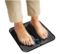 Portable Electric EMS Foot Massager - Foldable and Portable, EMS Massager to Improve Circulation and Vascular Health, Perfect for Relaxation, Combatting Stress and Tending Muscle Aches and Pains