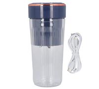 Portable Electric Fruit Mixer Multi Functional Cordless Mini 6 Blades Juicer Cup Blender (Blue)