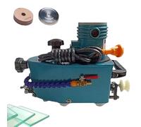 Portable Electric Glass Edge Polishing Machine with Diamond Wheels for Precision Beveling and DIY Glass Art