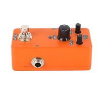 Portable Electric Guitar Effects Pedal, Mini Modulation Amplifier Simulation Pedal, Sturdy Metal Housing, Powerful Controls, Adjustable Frequency Range, Excellent Sound Effect (Orange Delay)
