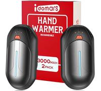 Portable Electric Hand Warmer Rechargeable: 2 in 1 Pack Reusable Handwarmer 20 hour Battery Operated type-c Charged Pocket Warmer Hot Hand Heat Warmer for Handheld Heater Gift for Outdoor Sport Winter
