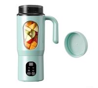 Portable Electric Juicer Cup, Multifunctional for MINI Blender for Smoothies and Fruit Juice, Stainless Steel Blades, Detachable Design for Cleaning, Compact Travel Size for Office Gym, Green(green)