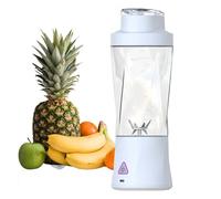 Portable Electric Juicer, Wireless USB Rechargeable Smoothie Maker with 6 Blades, 700Ml Capacity for Home Use