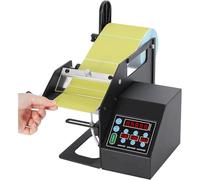 Portable Electric Label Dispenser - Automatic Counting, Digital Control Panel, Peel Speed 1-10 Inches/Second, Ideal for Labeling Needs