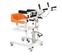 Portable Electric Lifting Chair - Multifunctional Seat Assist Cushion with Wheels for Seniors - Hydraulic Toilet Transfer & Shower Commode Aid