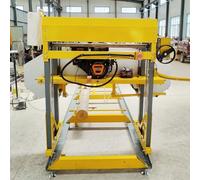 Portable Electric Log Splitter for Heavy Logs - Horizontal Firewood Machine with Double Safety Lock for Precise Operation