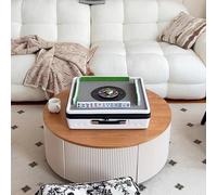 Portable Electric Mahjong Table with 144 Magnetic Tiles, Auto Shuffling, Suitable for Chinese & Filipino Style, Indoor & Outdoor Use