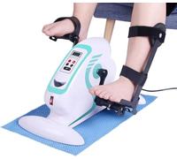 Portable Electric Mini Exercise Bike - Compact Pedal Stepper For Arm & Leg Workout, Ideal For Seniors & Disabled, Home Fitness Equipment For Rehabilitation,F