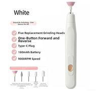 Portable Electric Nail Grinder for Travel Home Use(White) | for versatile shaping, natural and artificial nails, smooth finish, precise control, essential kit