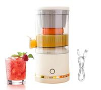 Portable Electric Orange Juicer - Automatic Ořange Lemon Jùicer With Pulp Separation, Pòrtable USB Rechargeable Juice Squeezer Blender, Low Noise Citrus Press For Orânge Lèmon Lime Grapefruit
