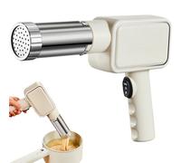 Portable Electric Pasta Maker Machine - Kitchen Pasta Maker Household Handheld Automatic Pasta Gun, Cordless Noodle Maker with 5 Shaping Molds
