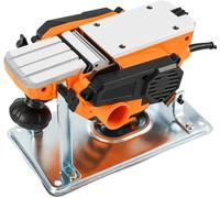 Portable Electric Planer，high-Speed Powerful Handheld Wood Chamfer ， with Flip Support and Guide Table ，for Woodworking