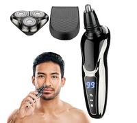 Portable Electric Razor, Men’s Shaver, 600mAh Rechargeable Washable Beard and Hair Trimmer, Cordless Design, Grooming, Travel Shaver for Boys Grooming Care