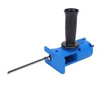 Portable Electric Reciprocating Saw Drill Attachment Kit, ABS High Speed Steel, Non-Slip Handle, for Wood Metal Cutting