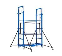 Portable Electric Scaffolding with Wire Rope Hoist, Supports 500kg Load, Lifting Height 2-12 Meters, Ideal for Home Decoration and Site Construction