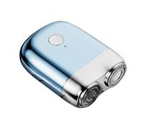 Portable Electric Shaver Beard Trimmer Shaver Double Head Men Hair Trimmer Double Head Water Washable Type C Rechargeable