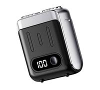 Portable Electric Shaver For Men Quiet Small Travel Trimmer With Digital Display Efficient Shaving Tool Travel Shaver