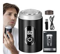 Portable Electric Shaver,Mini Shaver Washable Razor Size | Pocket - Men Travel Essentials Facial Cleansing for Office, Air Travel, Business Travel, Camping, Car