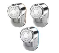 Portable Electric Shaver | Miniafeite Dry Wet Waterproof USB Rechargeable Small Rotary Shavers Cordless Compact Powerful Face Face Shaver, gold, Se référer au descriptif, Refer to description