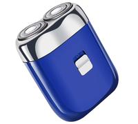 Portable Electric Shaver, Travel Shavers for Men, Face Storm Pocket Double Ring, Washable Electric Buzzer, Rechargeable Travel to the