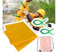 Portable Electric Shock Protection Cover for High-Voltage Electrical Work, Insulating Blanket with Storage Bag and Clamps for Commercial Outdoor Use