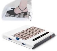 Portable Electric Shoe Cleaner, Rechargeable Automatic Sensor Cleaning Machine for Home, Hotel, Public Areas, 260 RPM, 1000 Pa Suction