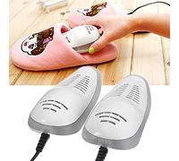 Portable Electric Shoes Dryer Multifunction Sterilization,Foot Warmer Heater,Deodorizer Dehumidify,for Winter Shoes Drying Machine Shoe Rack,White (Color : White)