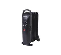 Portable Electric Slim Oil Filled Radiator Heater with Adjustable Temperature Thermostat Schallen Black One Size