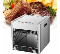 Portable Electric Steak Grill, Indoor Countertop Oven, Smokeless Grill Steak Oven for Broil Chicken Beef Pork and Vegetables, Fruits