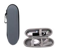 Portable Electric Toothbrush Storage Box, Waterproof EVA Hard Shell Storage Case, Protective Cover Storage Bag(Grey)