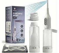 Portable Electric Travel Bidet Sprayer with 360° Nozzle | Comes with Water Bottle Adapter, Dual Modes & USB Rechargeable | Waterproof Handheld Peri Bottle for Women, Men, Babies & Personal Hygiene