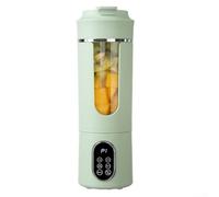 Portable Electric USB Blender Cup, Charging Juicer With Rechargeable Battery For Smoothies, Shakes And Juice, Travel-Friendly Design(Light green)