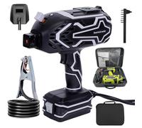 Portable Electric Welding Machine, Welder Handheld, 5 Variable Adjustment, for 3/32"-1/8"(2.5-3.2mm) Rods, Suitable for Welding Black