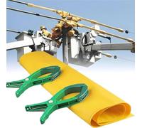 Portable Electrical Insulating Blanket - High Voltage Mat for Emergency Repairs, 10KV Protection, Clips Included, Ideal for Live Working in Distribution Rooms (40x50cm / 15.7x19.7in)