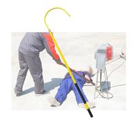Portable Electrical Safety Tool,High Voltage Emergency Situations Body Pull Stick,for Lineman Fire Protection Construction(Yellow,2 meters)