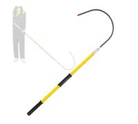 Portable Electrical Safety Tool,high Voltage Insulated Detachable Hook,Non-Conductive Pole,Applicable to Emergency Situations(Yellow,2 meters)