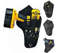 Portable Electrician Tool Waist Belt Pouch Bag Impact Driver Drill Holster Electric Cordless Drill Holder Waist Tool Bag