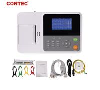 Portable Electrocardiograph 3 Channel ECG Machine with 12 Leads Diagnostic So...