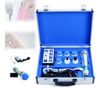 Portable Electromagnetic Physiotherapy Instrument, Shockwave Therapy Machine with Aluminum Case, Body Massager Muscle, Relax Massage Gun, Simple Operation, Easy to Use
