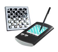 Portable Electronic Chess Set, 9 in 1 Touch Chess Computer Game with Stylus LED Display AI Opponent, for Adults, Kids, and Beginners Learn and Travel
