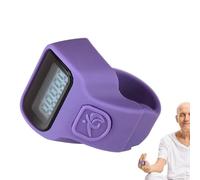 Portable Electronic Counter - Digital Finger Clicker, Coaching Score Tracker, LCD Running Timer Display | Multifunctional Referee Fitness Student Trainer Tool Counter For Sports Events Practice