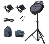 Portable Electronic Drum Kit with LED Display, Built-in Speakers, 15 Drum Sounds, Timing Mode, Metronome, Perfect for Beginners and Various Occasions